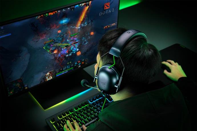 usb blackshark v2 Razer 4NFD89 nero audio di gioco
