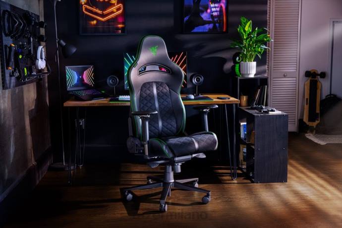enki Razer 4NFD131 verde sedia da gioco
