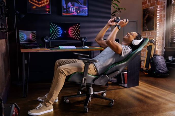 enki Razer 4NFD131 verde sedia da gioco