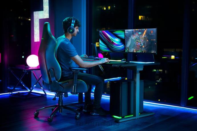 iskur Razer 4NFD136 nero sedia da gioco